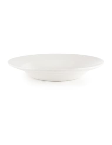 Assiette à pâtes blanche Churchill (lot de 12)