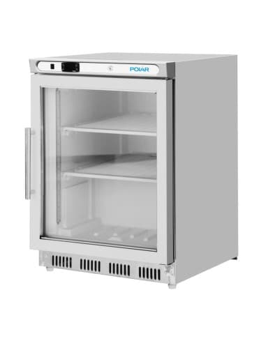 Vitrine réfrigérée négative de comptoir Polar Série C inox 129L