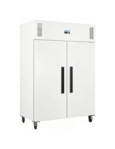 Armoire réfrigérée positive blanche Polar série G 2 portes 1 152L