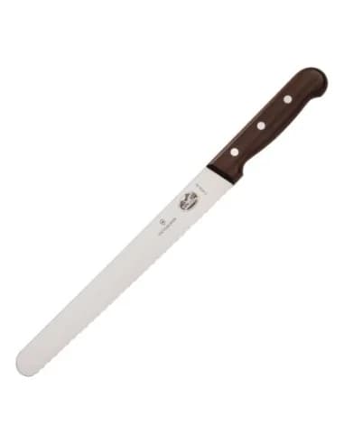 Couteau Ă trancher avec manche en bois Victorinox 25,5 cm