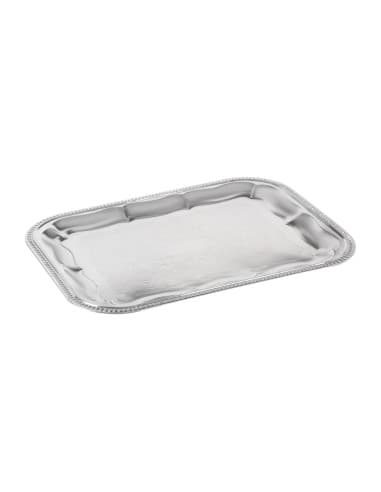 Plateau traiteur semi-jetable chromé APS 410 x 310mm