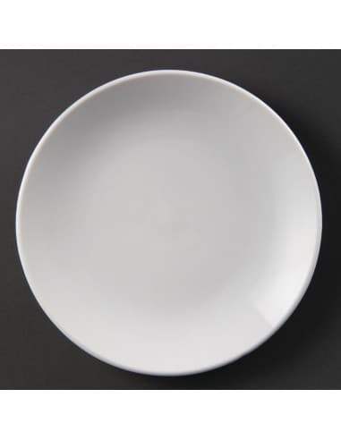 Assiettes plates rondes Olympia Whiteware 150mm (lot de 12)