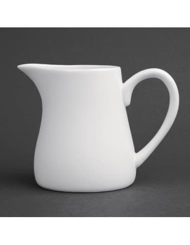Pots à lait blancs Olympia 212ml (lot de 6)