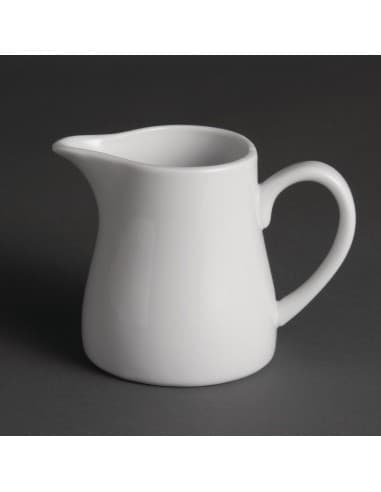 Pots à lait blancs Olympia 305ml (lot de 6)