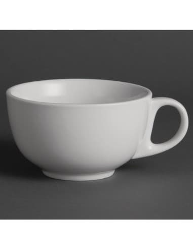 Tasses à cappuccino Olympia Whiteware 425ml (lot de 12)