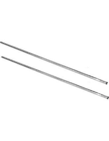 Poteaux chromé montant droit Vogue 1270mm (lot de 2)