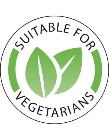 Etiquettes plats végétariens Hygiplas (lot de 1000)