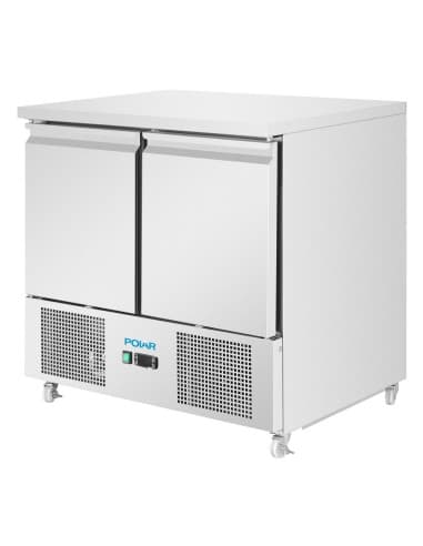 Comptoir à salade Polar série U froid ventilé 2 portes