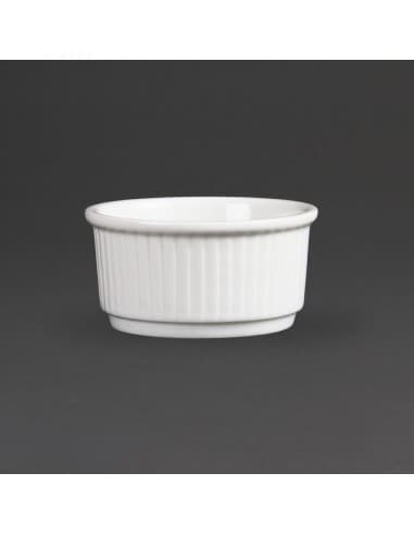Ramequins empilables Olympia Whiteware 85mm (lot de 12)