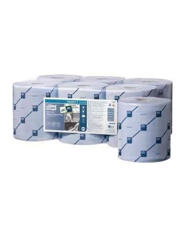 Bobines bleues Ă alimentation centrale 2 plis Reflex Tork (lot de 6)