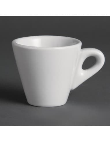 Tasses à espresso coniques Olympia Whiteware 60ml (lot de 12)