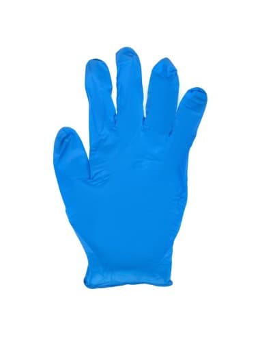 Gants en nitrile non poudrés bleus M (lot de 100)