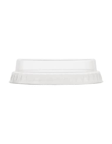 Couvercles plats pleins compostables en PLA Vegware 20 cl (lot de 1000)