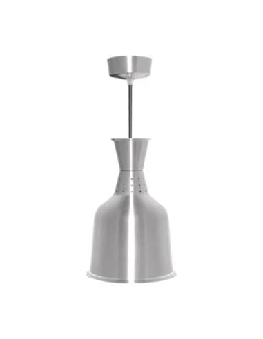 Lampe chauffante Buffalo finition métal brossé