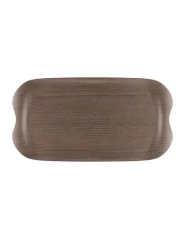 Plateau de service Roltex Wave 43x23cm palissandre veiné
