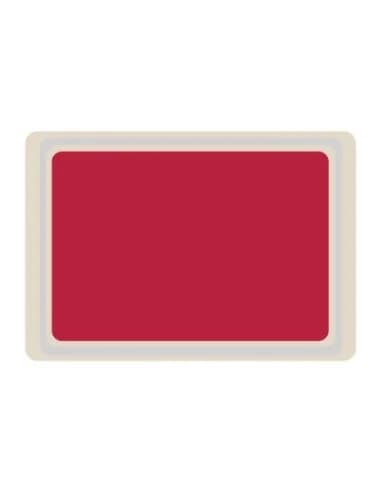 Plateau de service en polyester Roltex Euronorme 530x370mm rouge