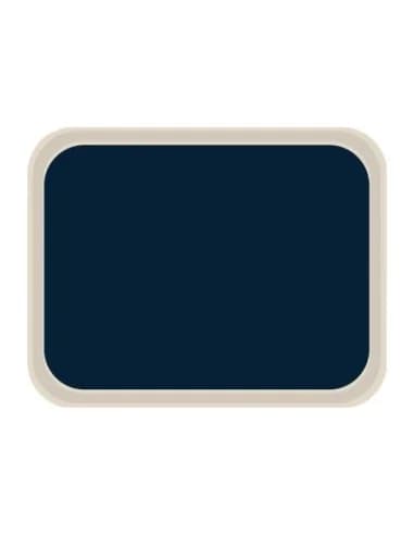 Plateau de service en polyester Roltex standard 455x355mm bleu