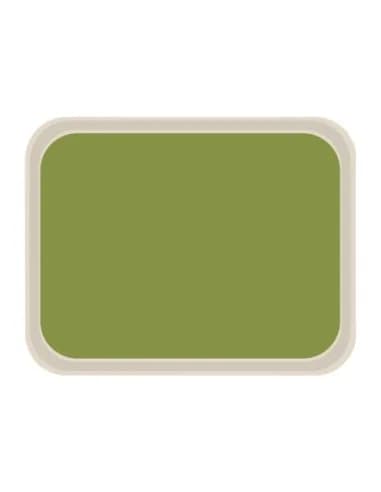 Plateau de service en polyester Roltex America 460 x 360mm vert