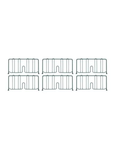 Séparateurs d'étagère Super Erecta Metro 460 x 203mm (lot de 4)