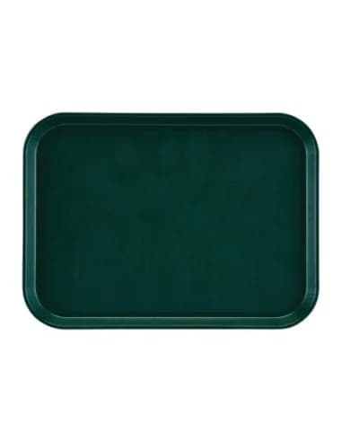 Plateau antidérapant rectangulaire en fibre de verre Cambro EpicTread vert 415 mm