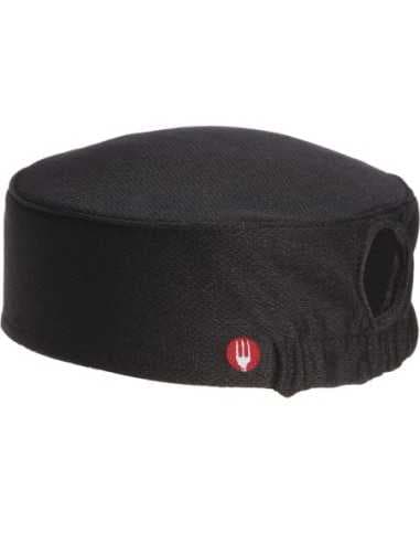 Calot de cuisine femme Cool Vent Chef Works noir