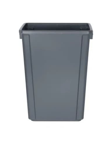 Poubelle Jantex Slim grise 60L