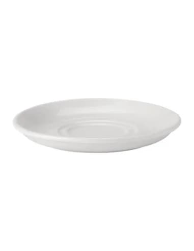 Soucoupes double puits Utopia Pure White 150 mm (lot de 24)