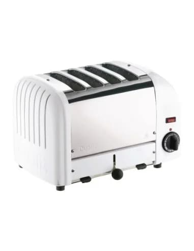 Grille-pain 4 tranches blanc Vario Dualit 40355