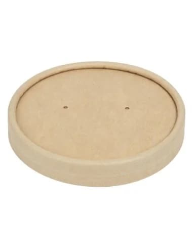 Couvercles pour bols à soupe kraft micro-ondables recyclables Colpac 225ml et 350ml (lot de 500)