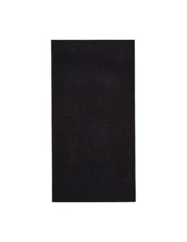 Serviettes diner 3 plis Fiesta Recyclable noires 40x40cm pliage 1/8 (Lot de 1000)