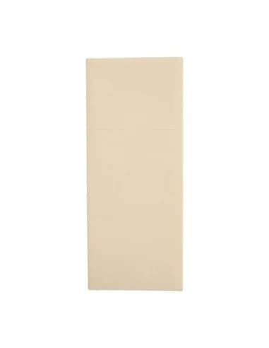 Serviettes pochettes Airlaid Fiesta Recyclable Premium Tablin crème 48x40cm (lot de 400)
