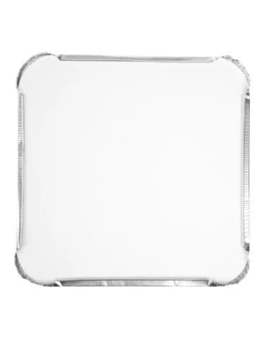 Couvercles en carton pour barquettes profondes et peu profondes en aluminium (lot de 200)
