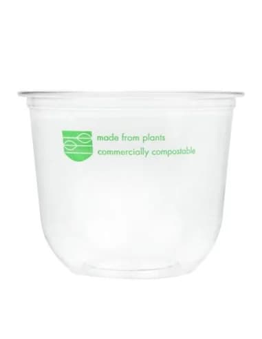 Pots Deli en PLA compostables série 96 Vegware 340ml (lot de 1000)