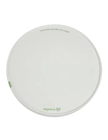 Couvercles à trous en carton doublé PLA série 185 Vegware (lot de 300)