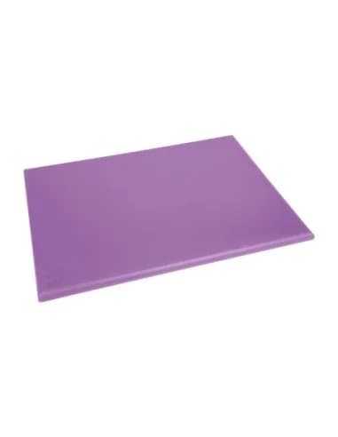 Planche à découper haute densité Hygiplas violette 600x450x25mm