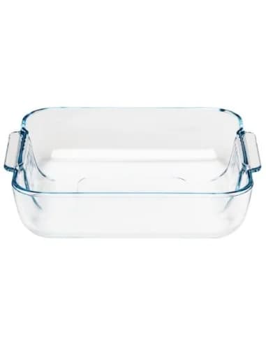 Plat carré en verre Pyrex 210mm