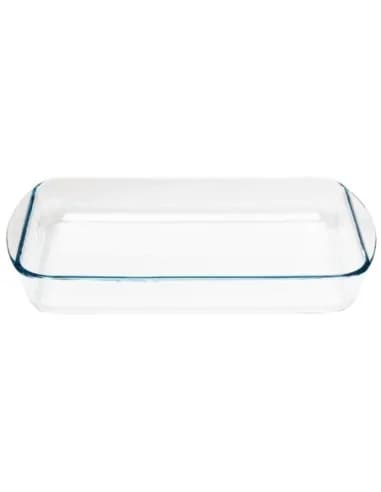 Plat à four rectangulaire en verre Pyrex 350mm