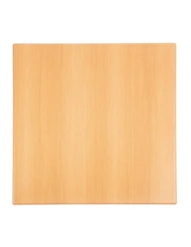 Plateau de table carré Bolero effet hêtre 600mm