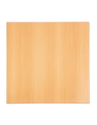 Plateau de table carré Bolero effet hêtre 700mm