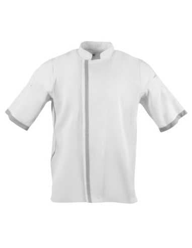 Veste de cuisine blanche Ă manches courtes Southside S