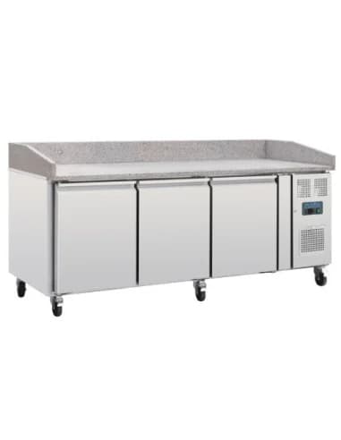 Tour pâtissier Polar Série U 3 portes avec plan de travail en marbre