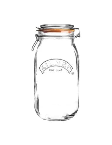 Bocal à conserves avec couvercle à Kilner 1500ml