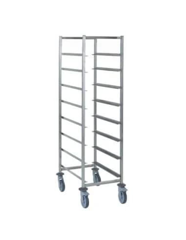 Chariot pour casiers à vaisselle 8 niveaux Tournus