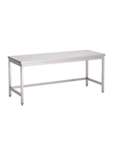 Table inox sans étagère basse Gastro M 2000 x 700 x 850mm