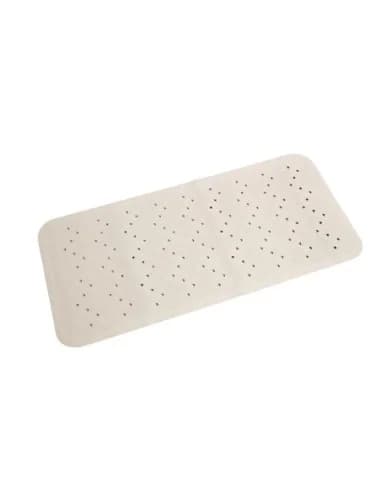 Tapis de bain antidérapant blanc Mitre Essentials