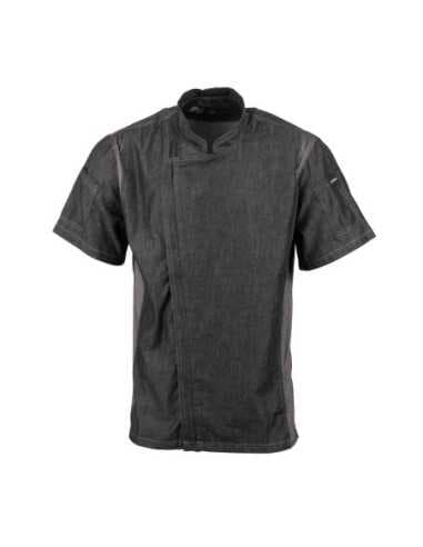 Veste de cuisine mixte denim Ă manches courtes Chef Works Urban Delancey S