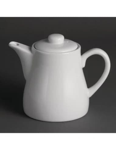 Théières blanches Olympia Whiteware 480ml (Lot de 4)