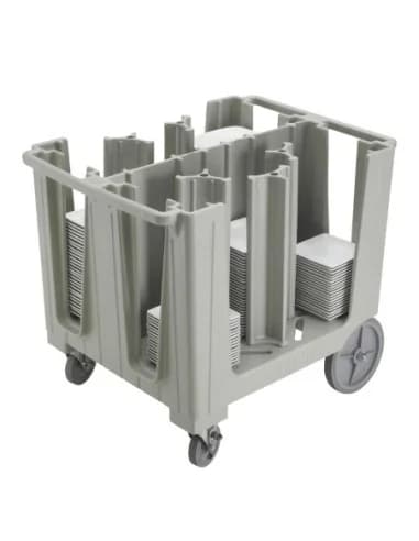 Chariot ajustable à assiettes Cambro 6 compartiments