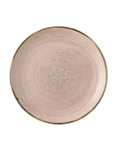 Assiettes avec rebord Churchill Stonecast Raw Terracotta Evolve 220mm (Lot de 12)