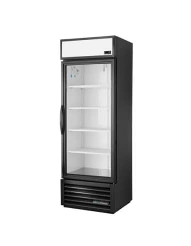 Vitrine positive libre service 1 porte True 538L noire GDM-19T-HC~TSL01